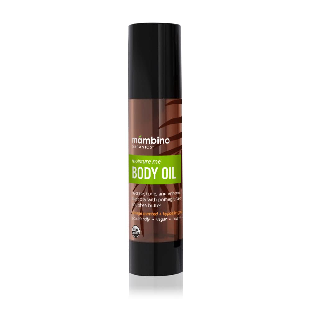 Mambino Organics Moisture Me front view bottle shows lightweight daily hydration.
