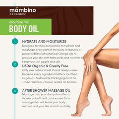 Mambino Organics Moisture Me packaging promotes travel-friendly daily care.