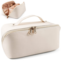 MAMUNU large-capacity cosmetic bag front view for travel organization