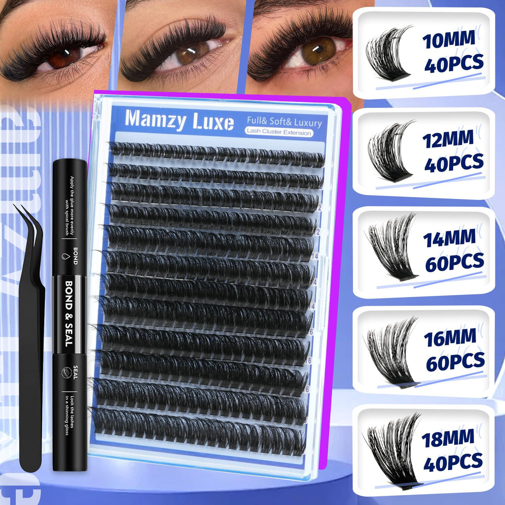 Mamzy Luxe lash glue bond seal ensures secure adhesion and long-lasting wear.