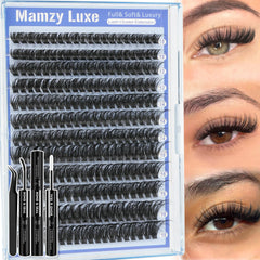 Mamzy Luxe Packaging branding conveys premium quality and care for lashes.