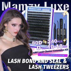 Mamzy Luxe precision tweezer for easy, clean cluster placement.