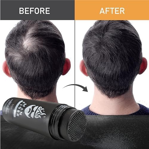 Man Essentials applicator pump for precise, mess-free fiber application.