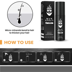 Man Essentials keratin-strengthening formula reinforces hair fibers.