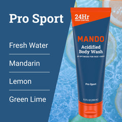 Mando pour shot shows clean stream and easy dispensing.