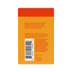 Mando Acidified Cleansing Bar dense lather close-up highlights luxurious cleansing