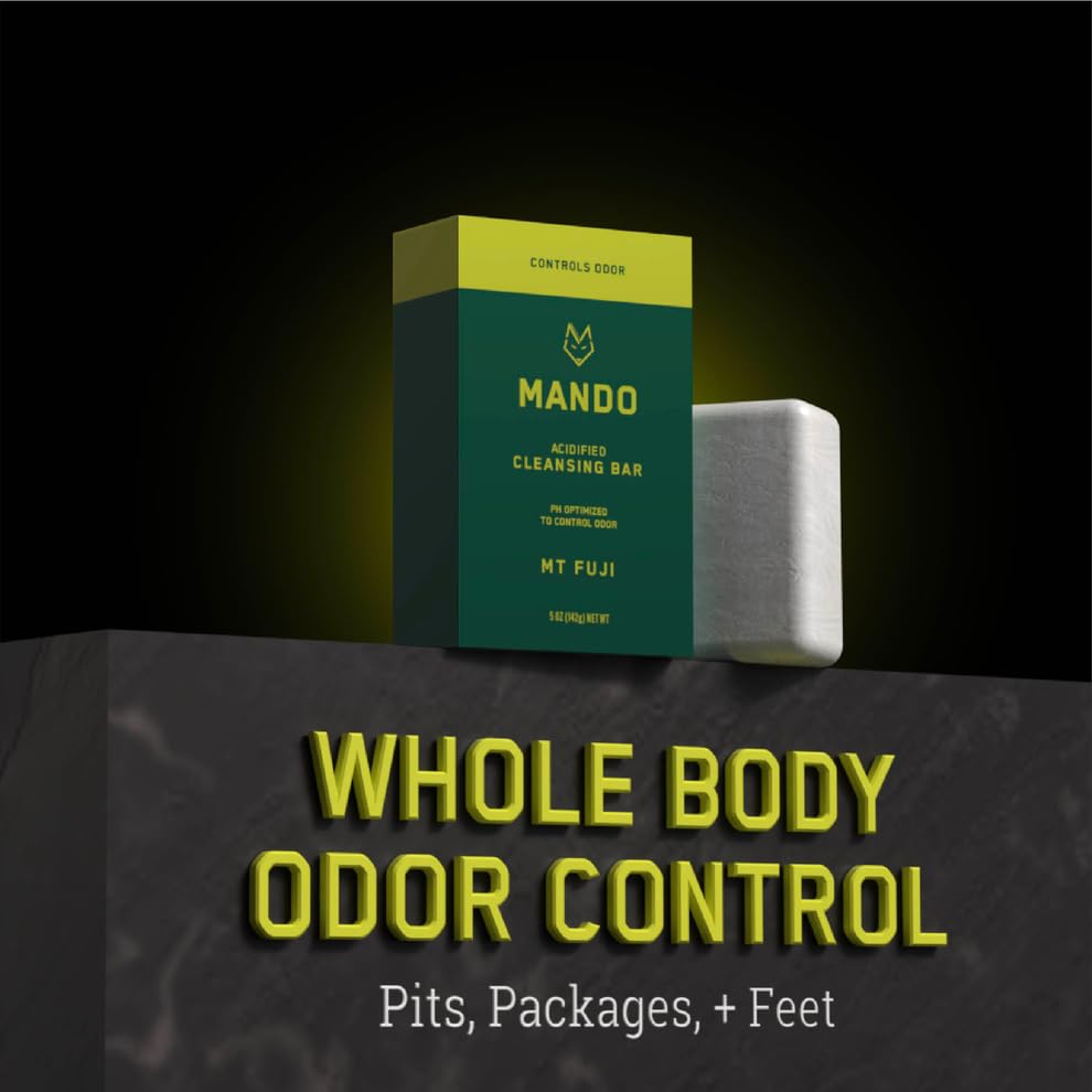 Safe for sensitive skin: Mando bar free from harsh ingredients.