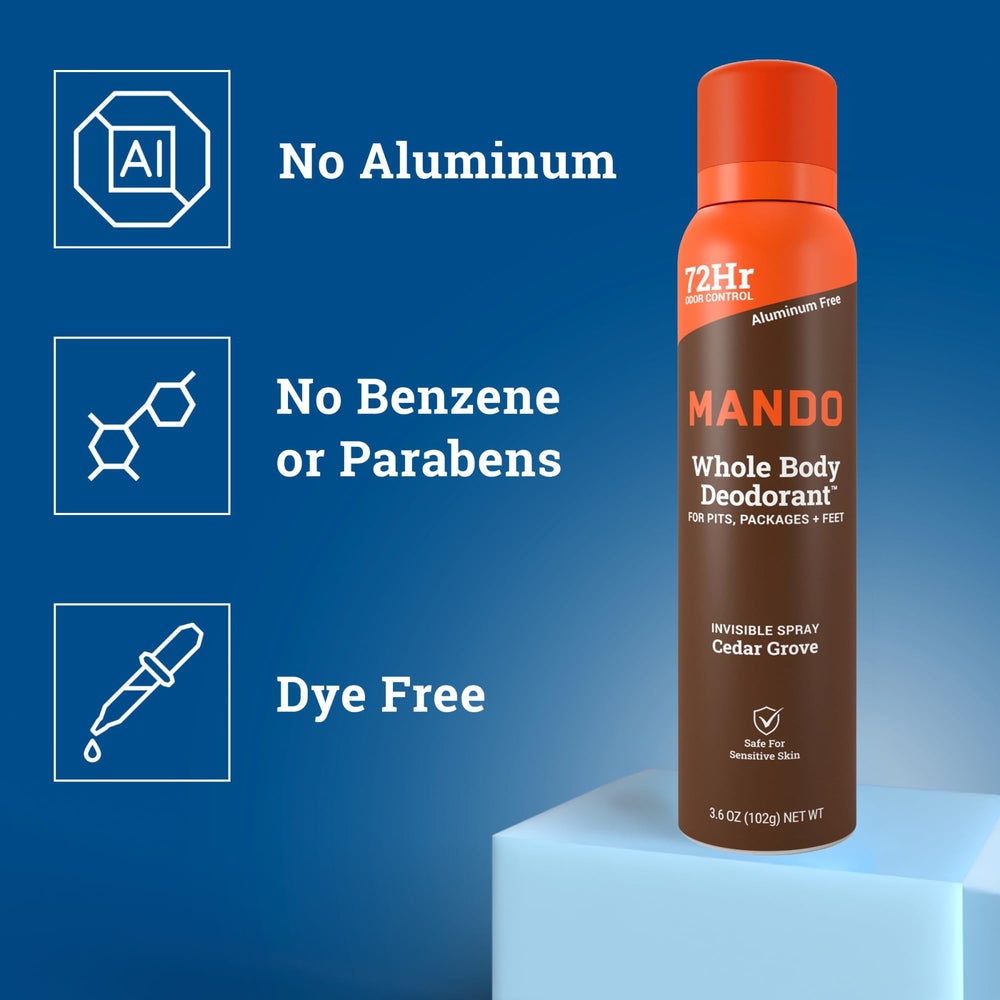Aluminum-free and benzene-free protection in a lightweight mist.