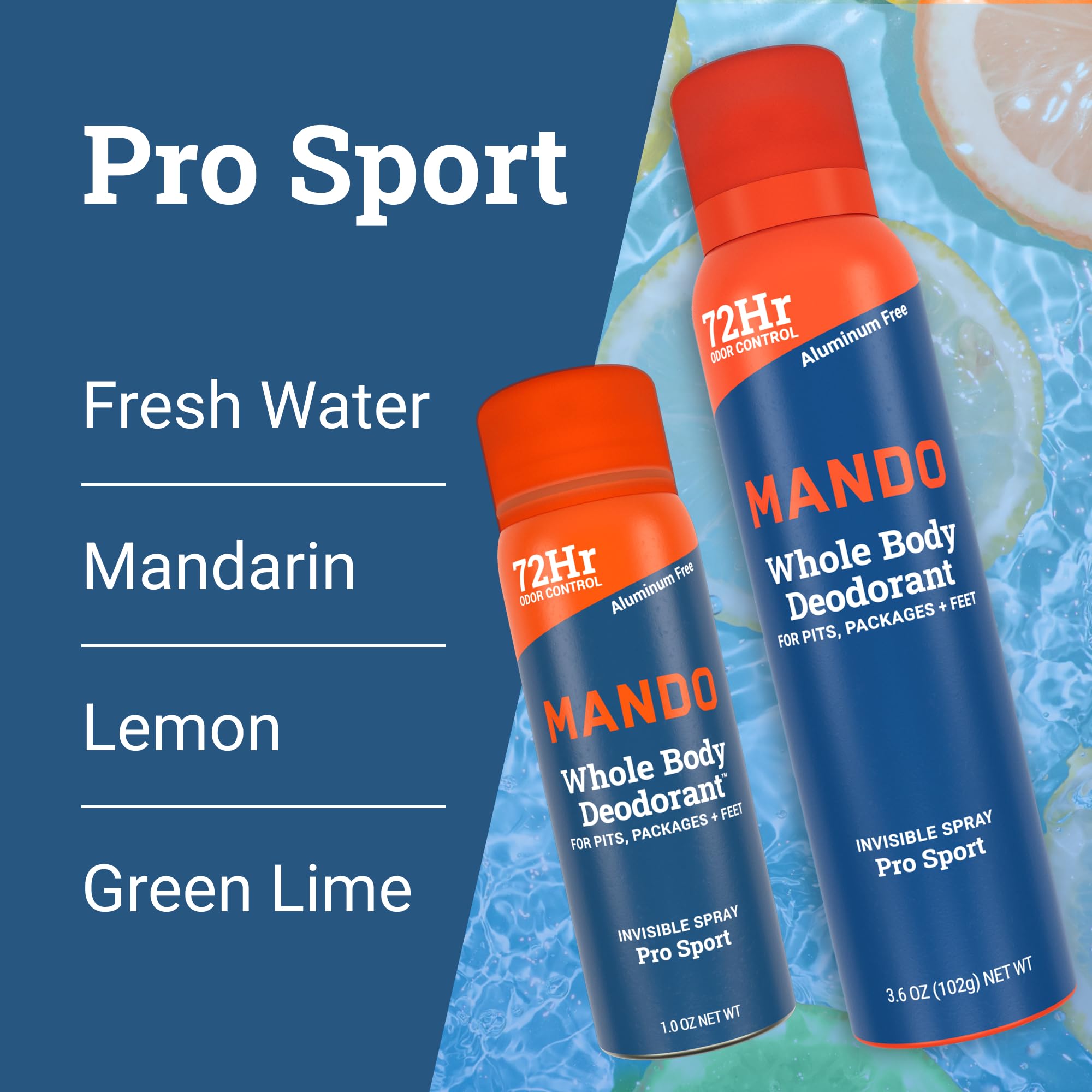 Mando aluminum-free label signaling clean formulation.