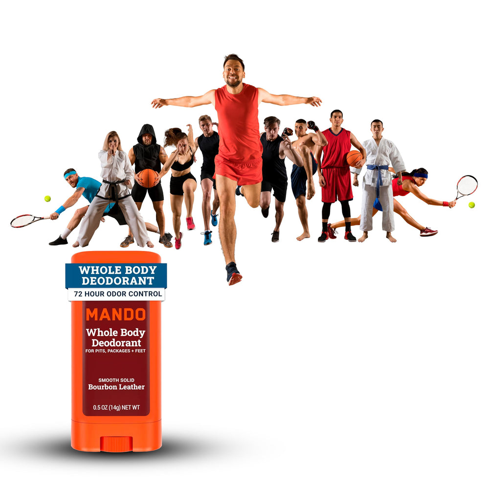 Mando application swipe demonstrates easy, quick odor defense