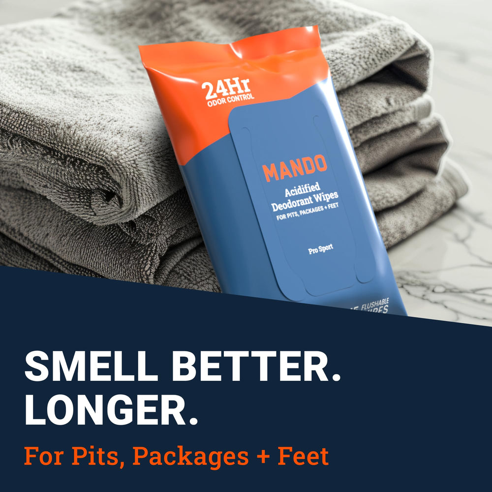 Dermatologist-tested label on Mando packaging.