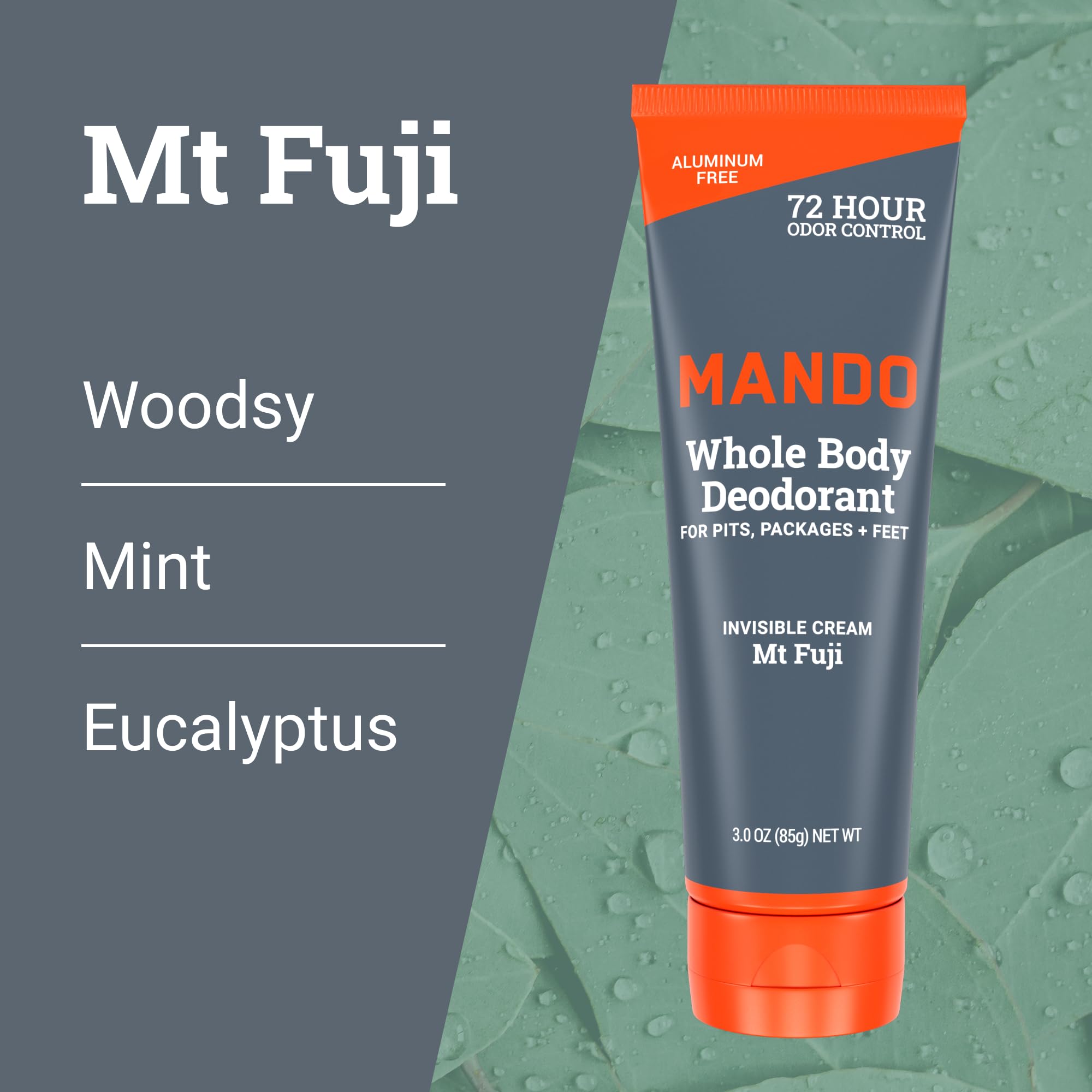 Mando doctor-developed odor protection closeup shows safety-focused design