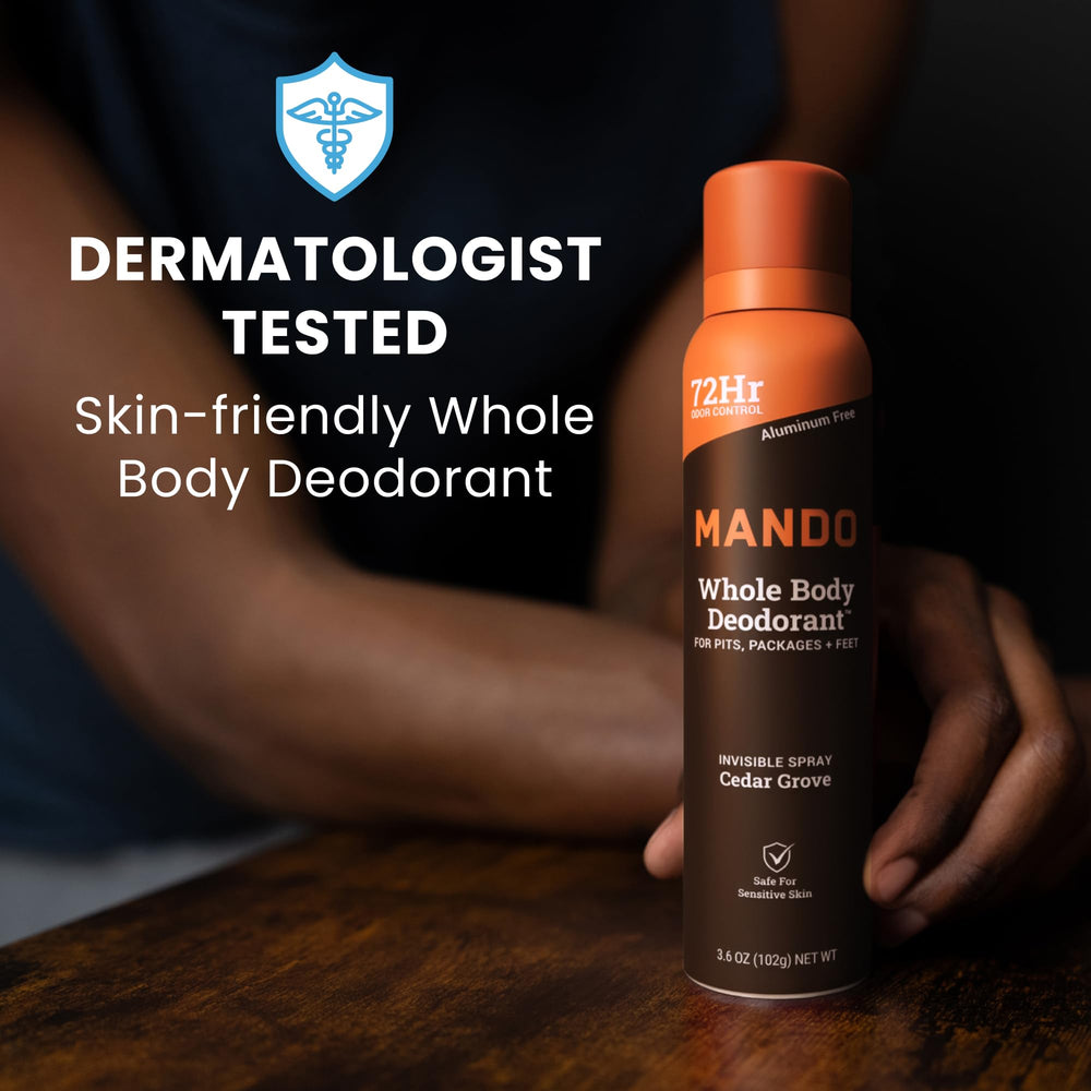 Invisible spray leaves no visible residue on clothing.