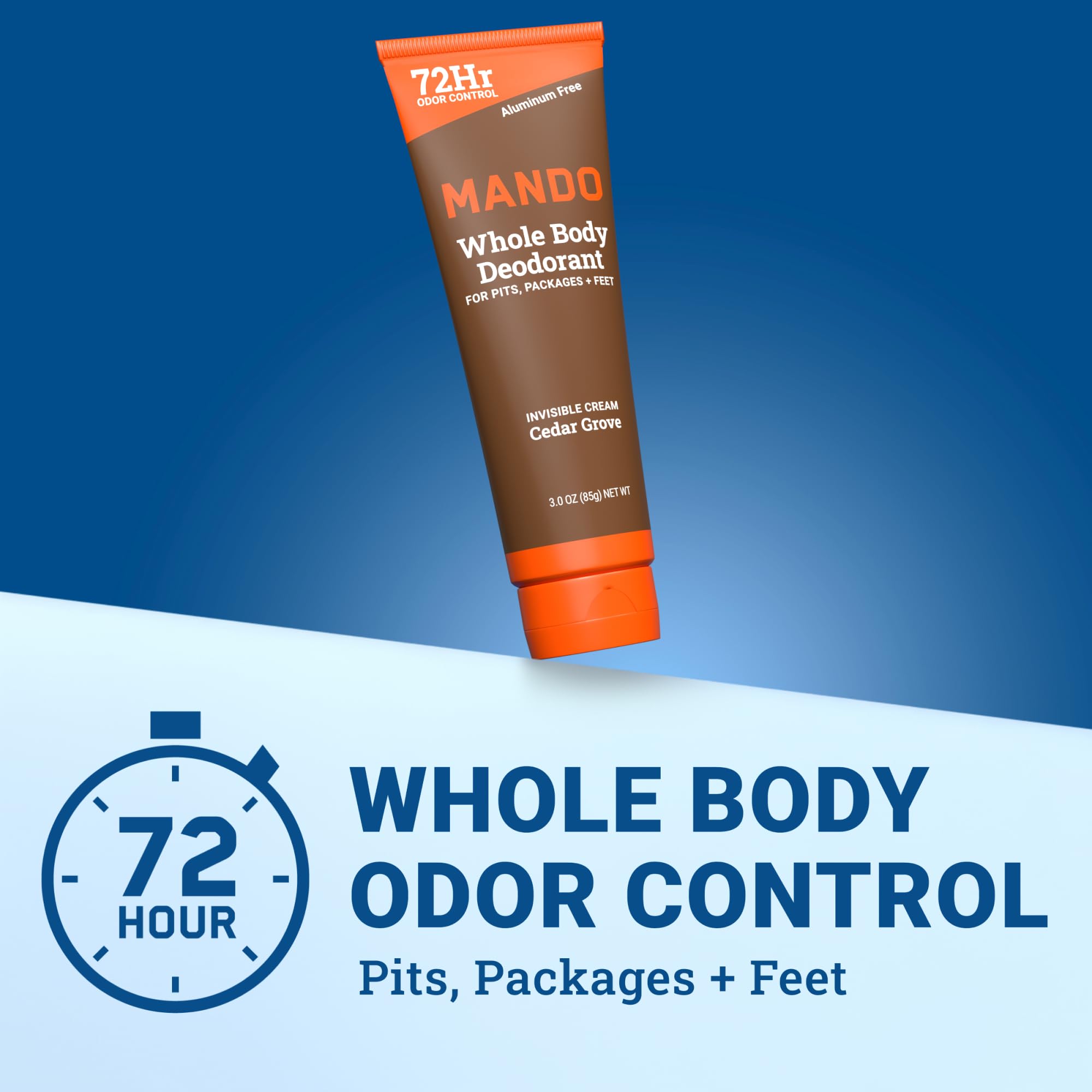 Mando Cedar Grove pack of two tubes offers convenient odor protection on the go.