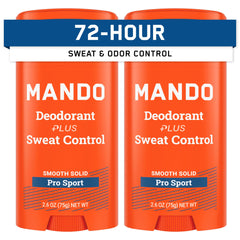 Mando Pro Sport extra-strength stick in a two-pack for all-day protection