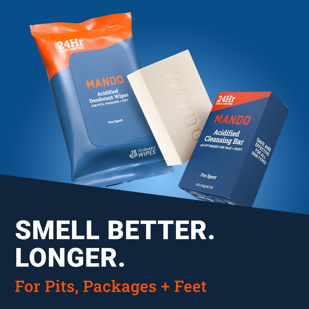 Mando Pro Sport kit packaging showcasing all five products