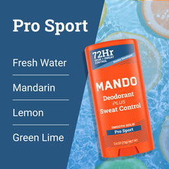 Mando Pro Sport pack-of-2 front label highlights value and trusted protection