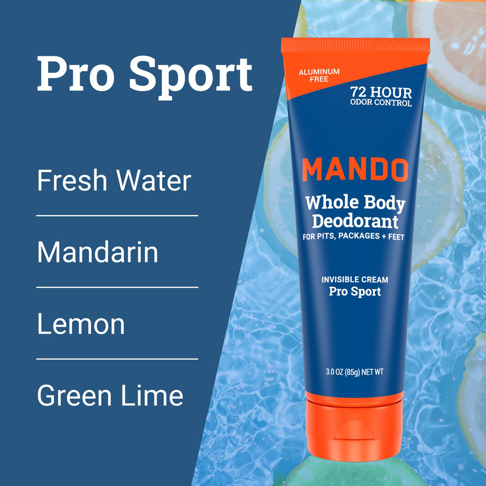 Mando skin-safe hypoallergenic view highlights doctor-developed protection for sensitive skin