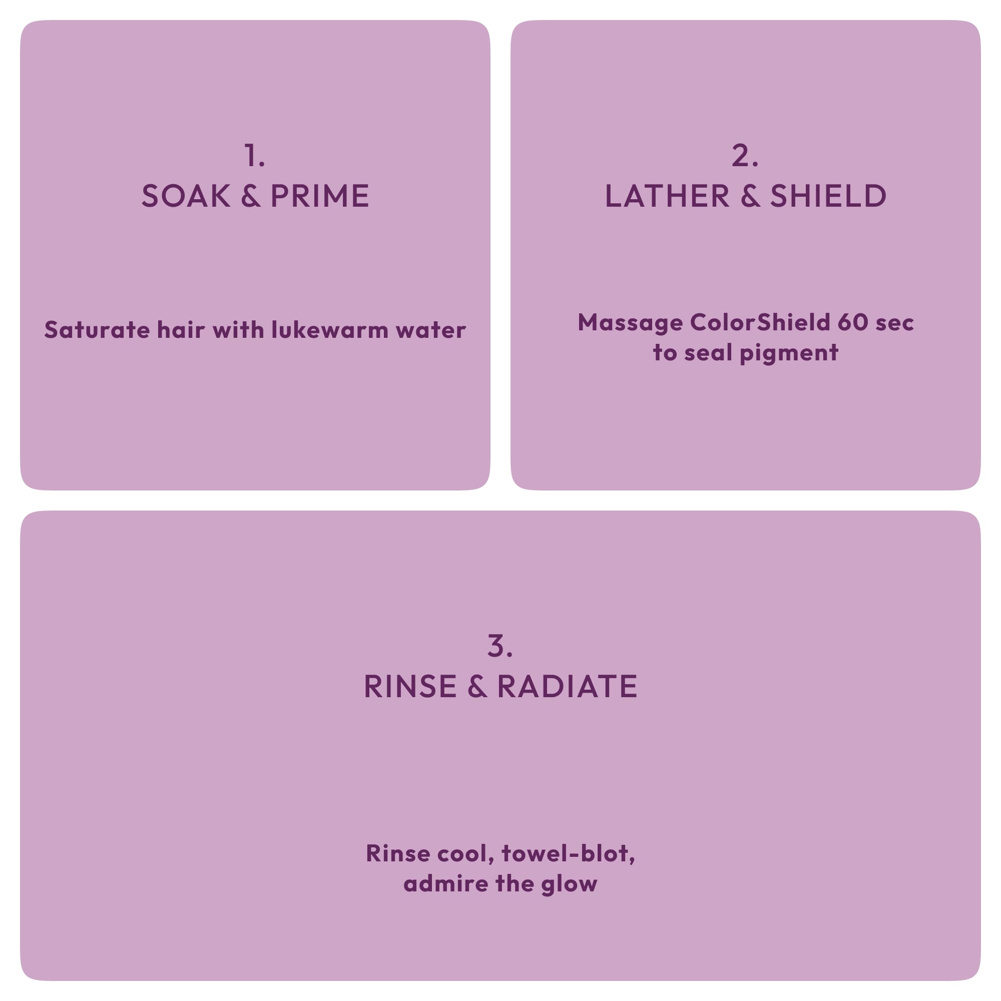 Cuticle-sealing technology shown in a bottle image supports smoother, healthier color-treated strands