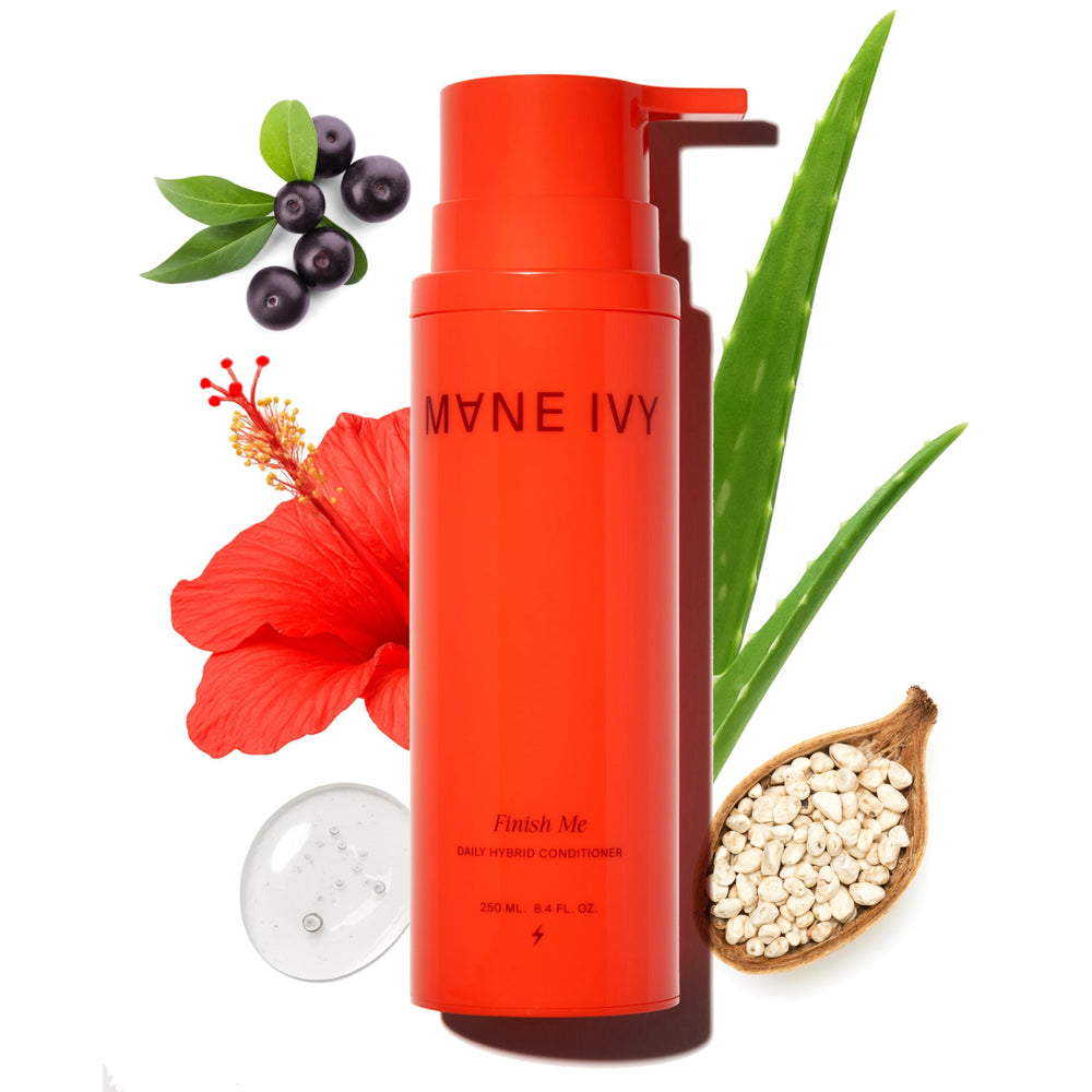 MANE IVY Finish Me bottle pour highlights lightweight detangling for all hair types