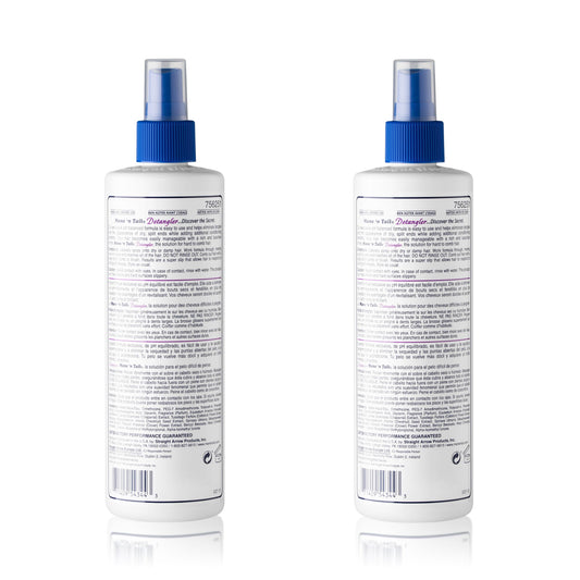 Mane 'n Tail Apple Blossom Detangler box set ideal for family grooming and storage.