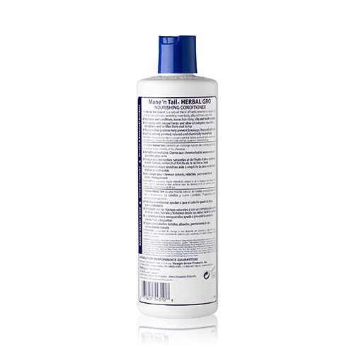 Mane 'n Tail Herbal Gro Shampoo bottle labeled color-safe for treated hair