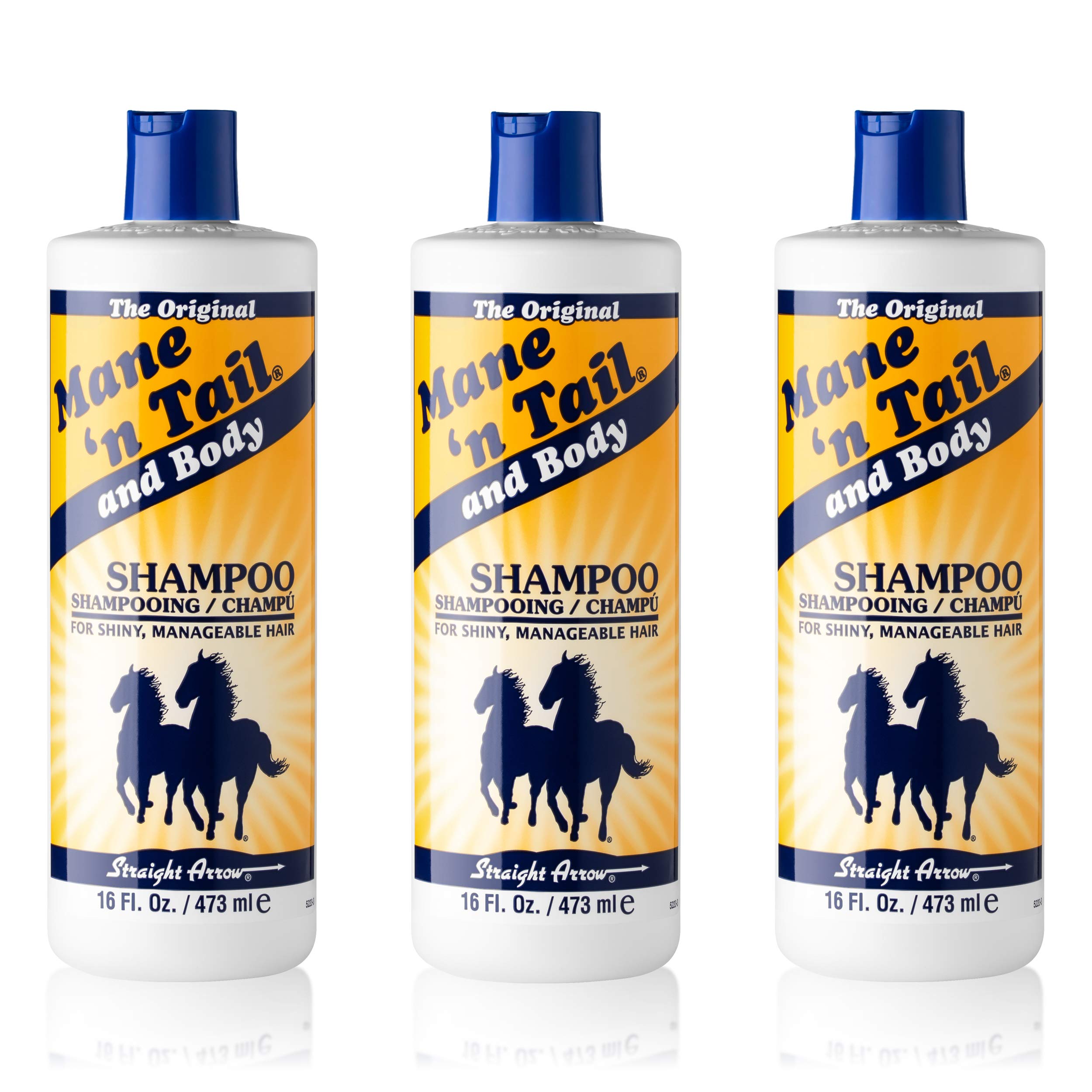 Mane n Tail Original Formula shampoo bottle for thicker, fuller hair.