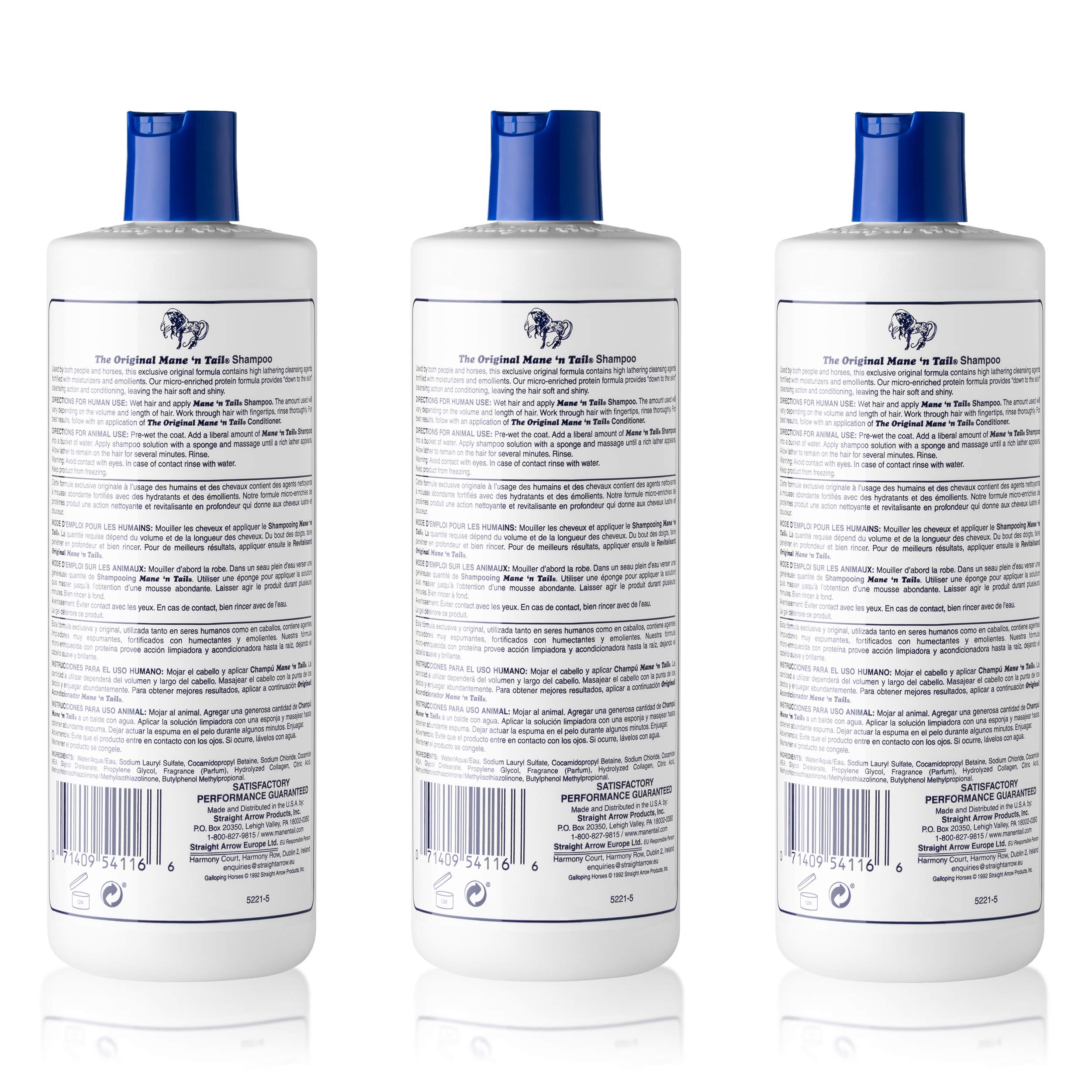 Mane n Tail Original Formula shampoo creating rich lather for moisture and shine.