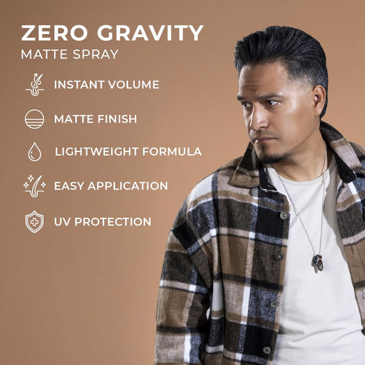 Mane Tame Zero-Gravity Spray provides a matte finish for a modern look