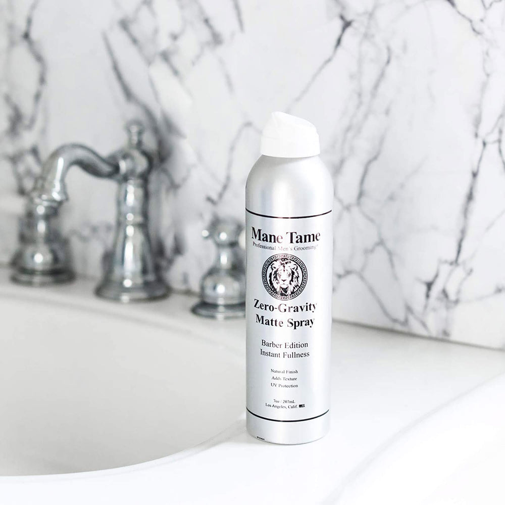 Mane Tame Zero-Gravity Spray includes UV protection for color and hair health