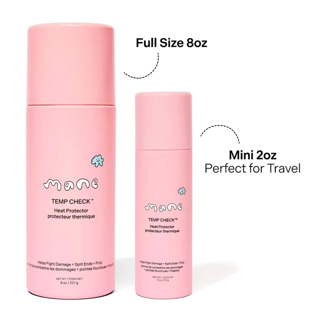 Styling scene showing Mane Temp Check delivering a sleek finish after styling.