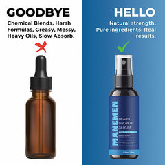 MANEMEN brand shot emphasizes premium beard care you can trust