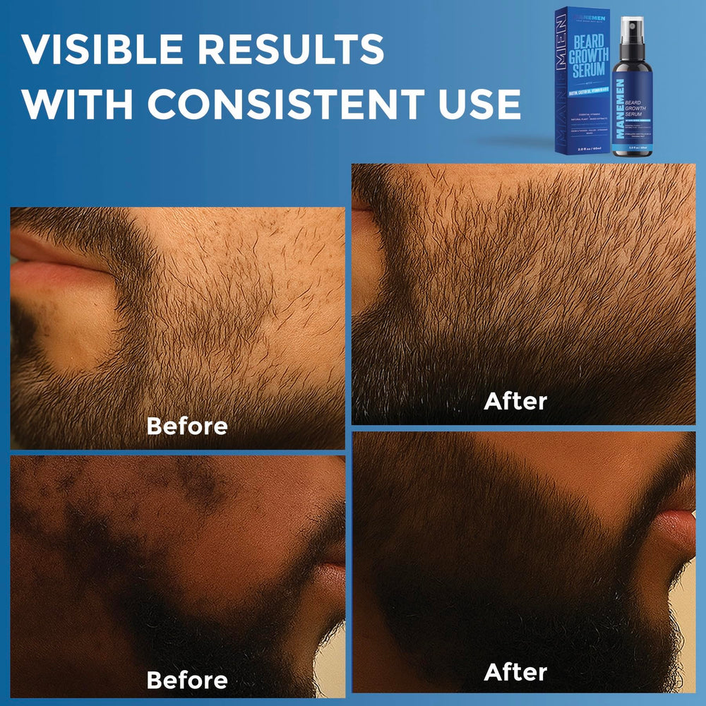 MANEMEN serum natural extracts visual hints at rosemary and pumpkin seed benefits