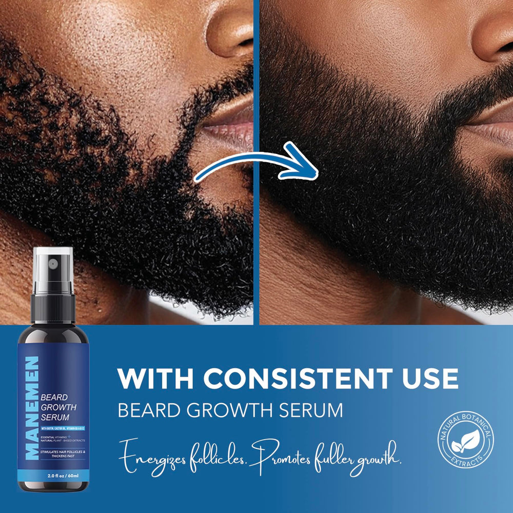 MANEMEN serum texture close-up highlights light non greasy absorption