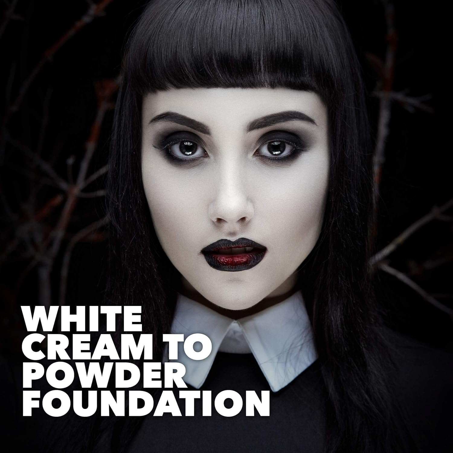 MANIC PANIC Goth White base layer for Halloween makeup and bold color corrections
