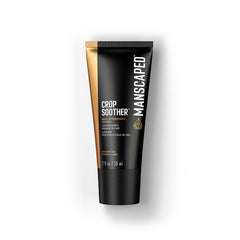 MANSCAPED Crop Soother bottle on counter for post-shave relief