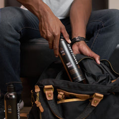 MANSCAPED UltraPremium Body Wash sea salt exfoliation theme highlighting pore balance