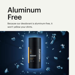 MANSCAPED UltraPremium Deodorant vegan cruelty-free ingredients on packaging