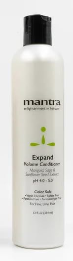 Mantra Enlightenment Expand Volume Conditioner bottle enhances volume while conditioning color treated hair