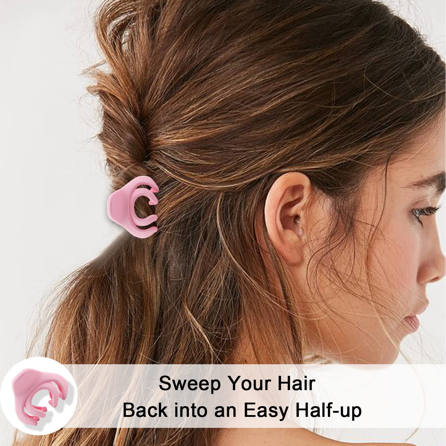 MAORULU lightweight 0.2 ounce clips feel barely noticeable on the head.
