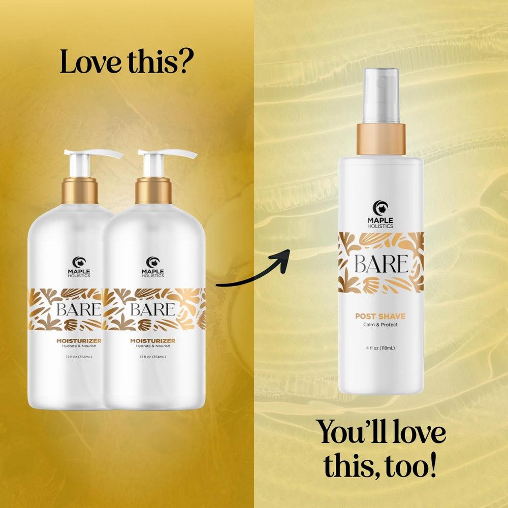 Maple Holistics Bare avocado and jojoba oils nourish skin