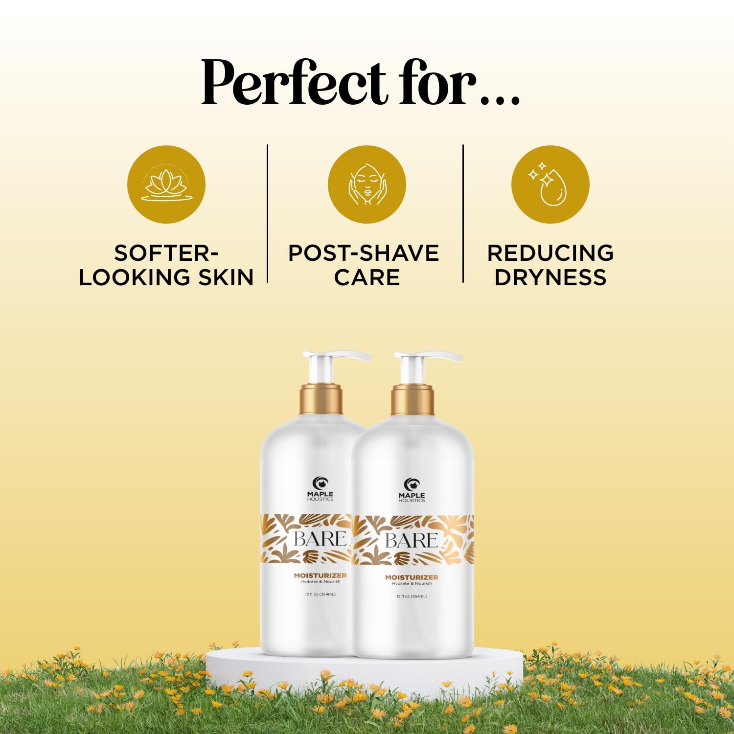 Maple Holistics Bare silky-skin finish for everyday grooming