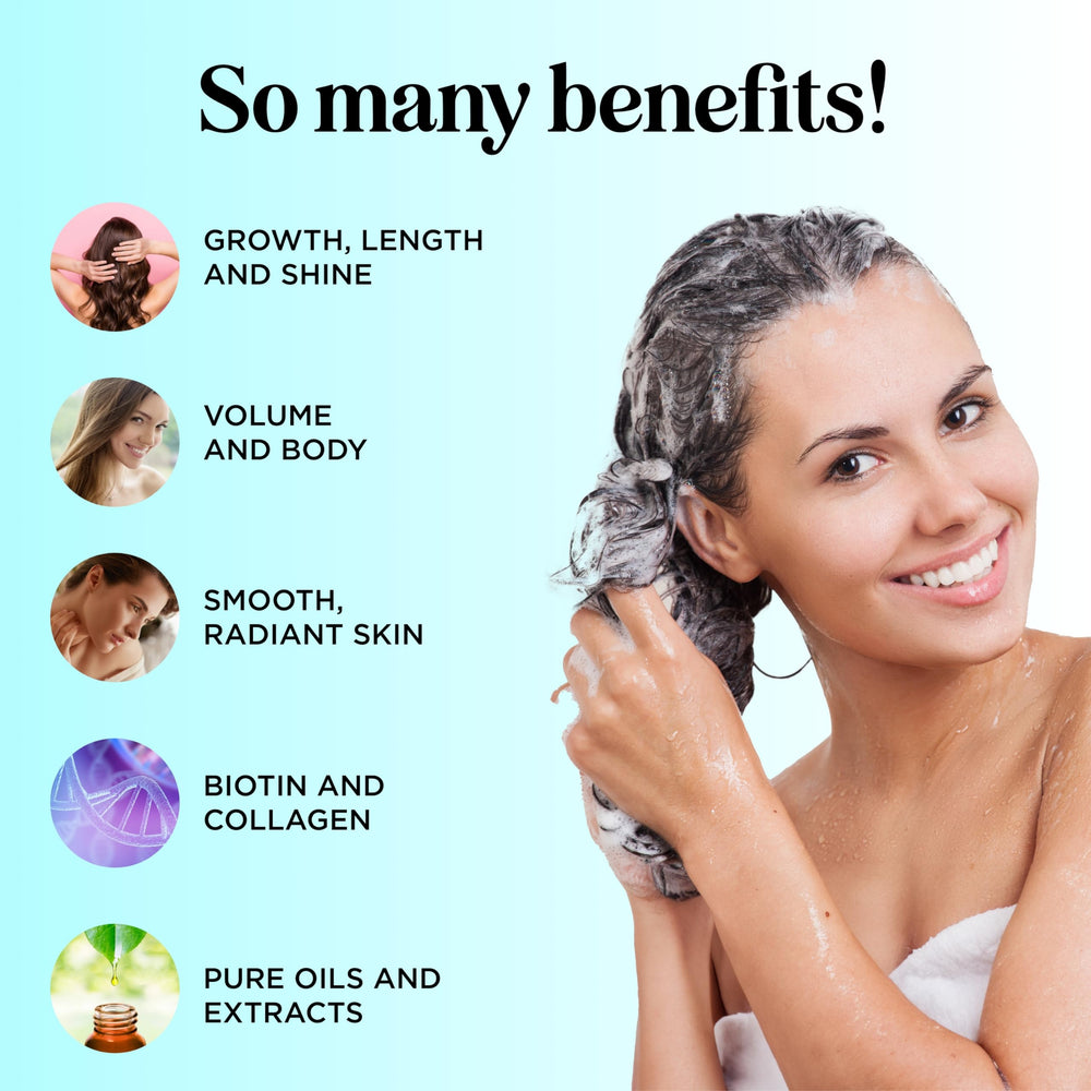 Maple Holistics Biotin supplement bottle highlighting hair-supporting nutrients for daily care
