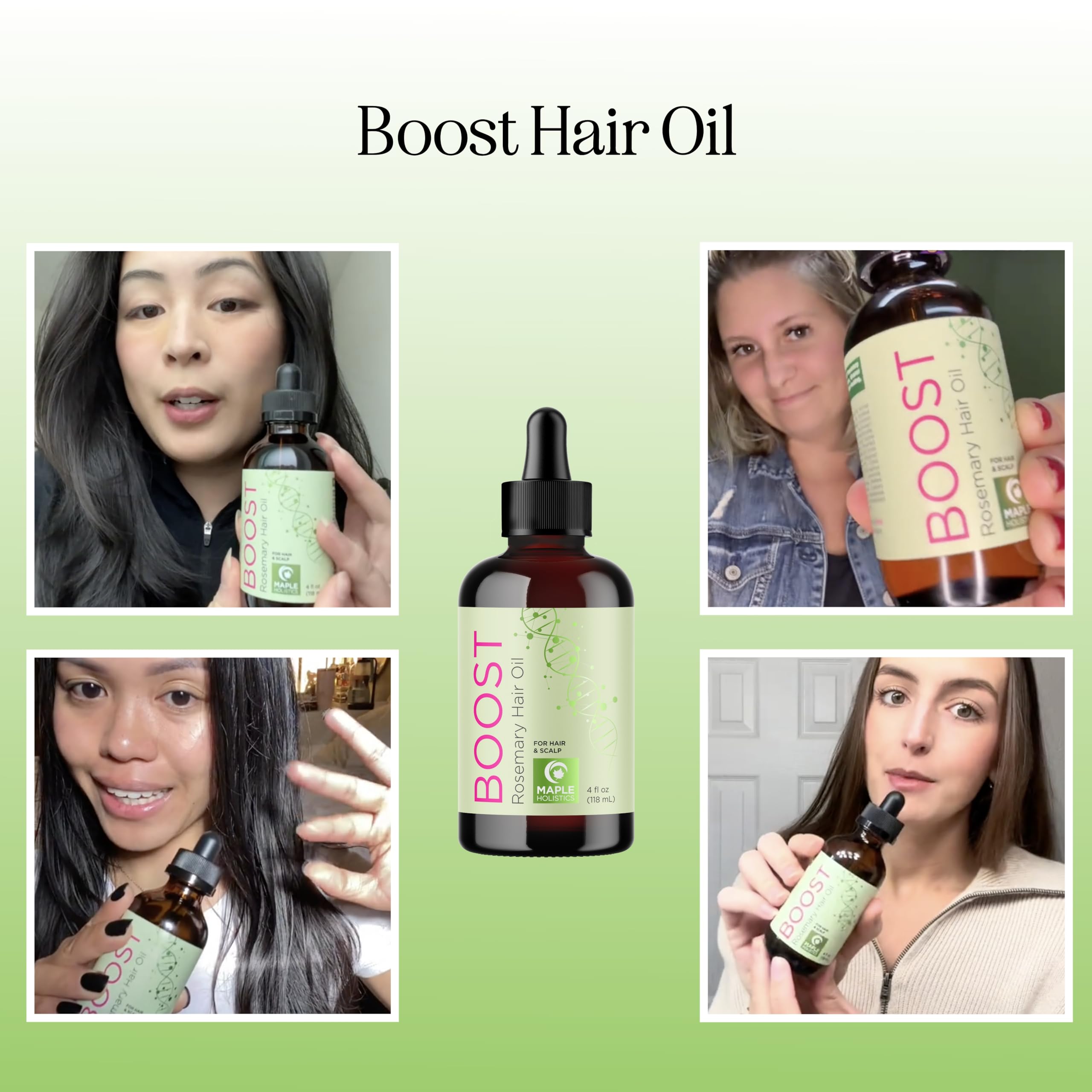 Maple Holistics BOOST Complex dropper delivers nourishing oils.