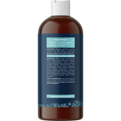 Maple Holistics clarifying shampoo scene depicts hard water treatment benefits for scalp.