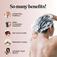 Maple Holistics cleansing shampoo lather demonstrates gentle cleansing without harsh sulfates.