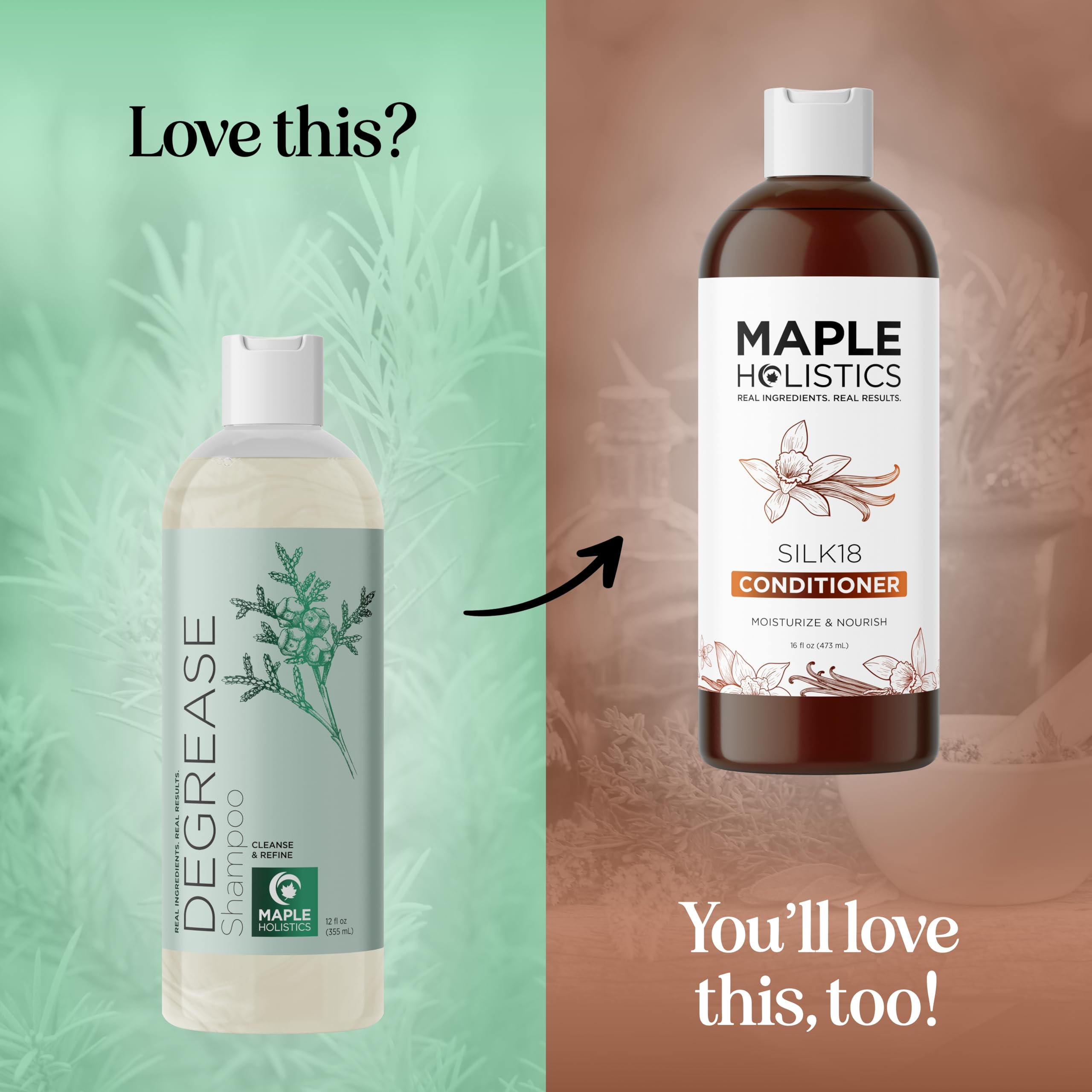 Color-safe and gentle formula badge displayed on Maple Holistics label