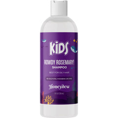Maple Holistics deep-cleansing kids shampoo bottle highlights tea tree for gentle buildup removal.