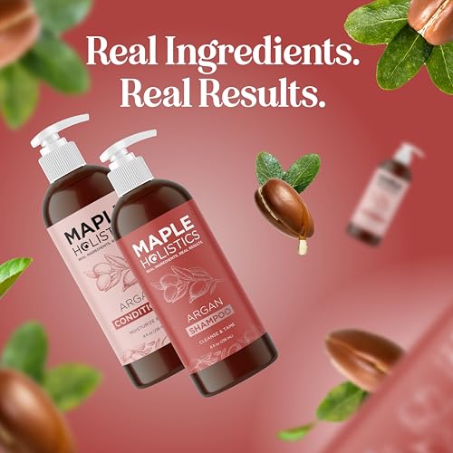 Maple Holistics hibiscus extract conditioner bottle for vibrant texture
