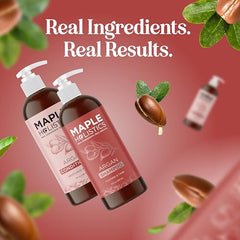 Maple Holistics hibiscus extract conditioner bottle for vibrant texture